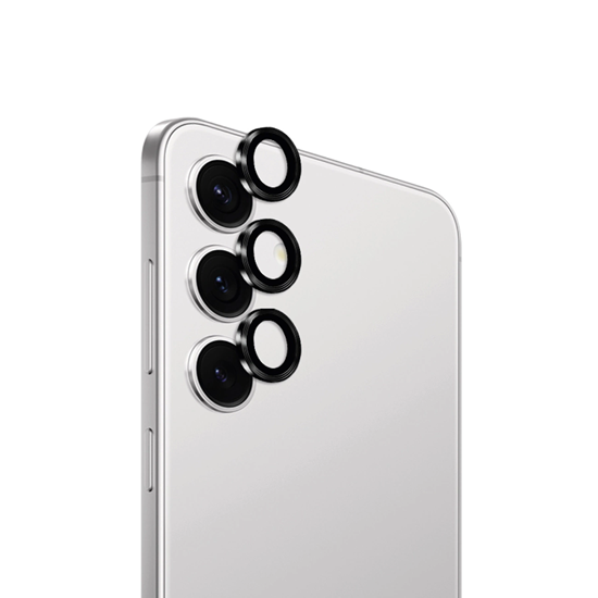 Picture of PURO PUSDGLS25TR, Samsung, Galaxy S25, Dustproof, Impact resistant, Scratch resistant, Shock resistant, Black, Transparent, 3 pc(s)