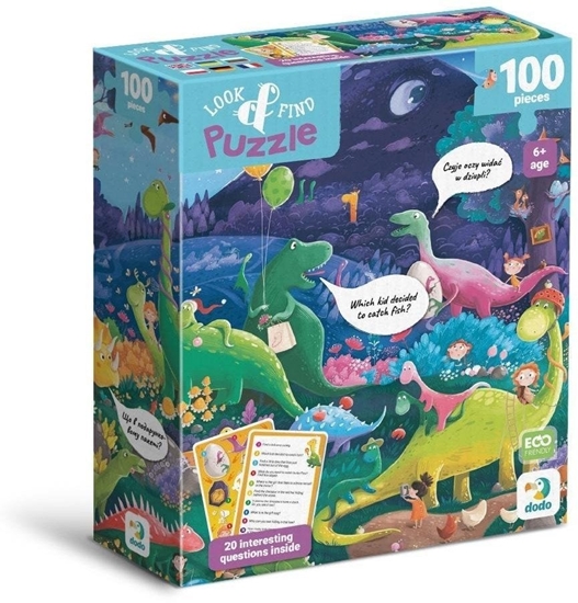 Picture of Puzzle 100 Look&Find Kraina dinozaurów