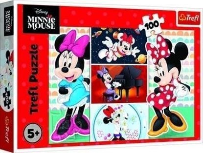 Picture of Puzzle 100 Zabawna Minnie TREFL
