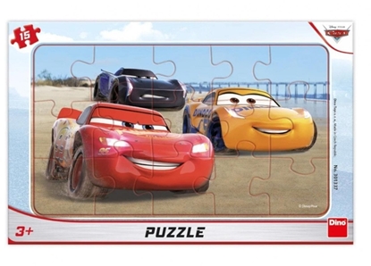 Picture of Puzzle 15 ramkowe Auta Cars Wycig
