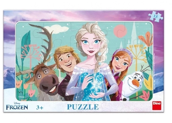 Picture of Puzzle 15 ramkowe Kraina Lodu Frozen II Rodzina