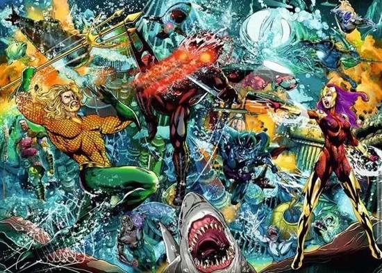 Picture of Puzzle 2D: Aquaman 1000el