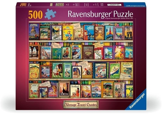 Изображение Puzzle 2D: Vintage - Pocztówki 500el