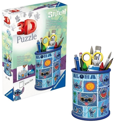 Attēls no Puzzle 3D: Przybornik Disney Stitch