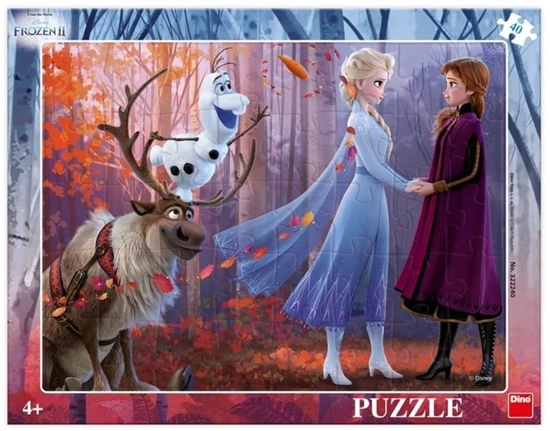 Picture of Puzzle 40 ramkowe Kraina Lodu Frozen Siostry