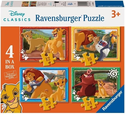 Attēls no Puzzle 4w1 Król Lew