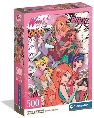 Attēls no Puzzle 500 Compact Winx