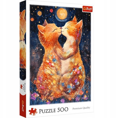 Attēls no PUZZLE 500 Pocaunek w wietle ksiyca 37546
