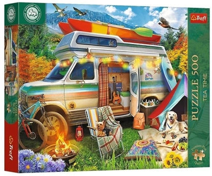 Attēls no PUZZLE 500 PremPlus TeaTime Kamper 37611