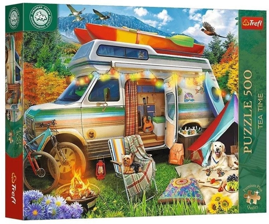 Picture of PUZZLE 500 PremPlus TeaTime Kamper 37611
