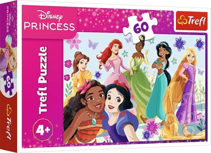 Изображение Trefl Puzzle Disney Ksiniczki w akcji 60 elementów (17409)