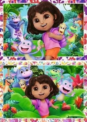 Attēls no Puzzle dla dzieci 2D: Dora 2x24el