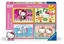 Attēls no Puzzle dla dzieci 2D: Hello Kitty zestaw 4x100el
