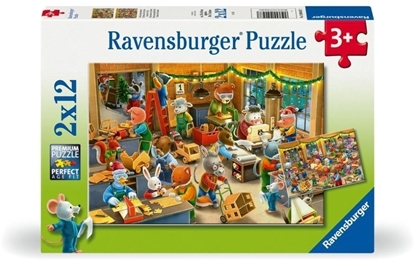 Attēls no Puzzle dla dzieci 2D: Warsztat witeczny 2x12el
