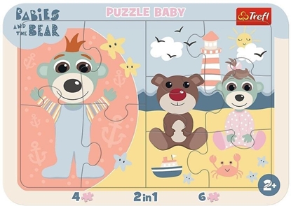 Изображение Puzzle ramkowe Baby - Sodkie Bobaski TREFL