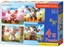 Attēls no Puzzle x 4 Kontur Cute Animals CASTOR