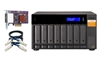 Picture of QNAP TL-D800S storage drive enclosure HDD/SSD enclosure Black, Grey 2.5/3.5"