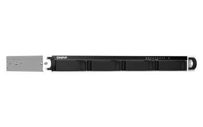 Picture of QNAP TS-464eU NAS Rack (1U) Ethernet LAN Black N5095
