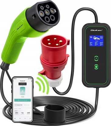 Picture of QOLTEC 52478 Mobile EV charger 11kw