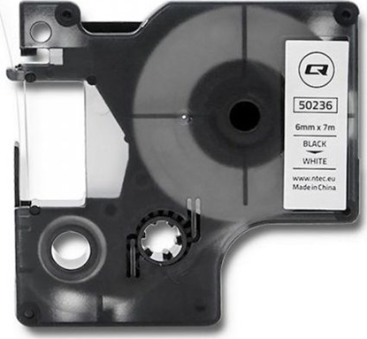 Picture of Qoltec Tama Qoltec do DYMO D1 43613 | 6mm x 7m | Biaa/Czarny nadruk