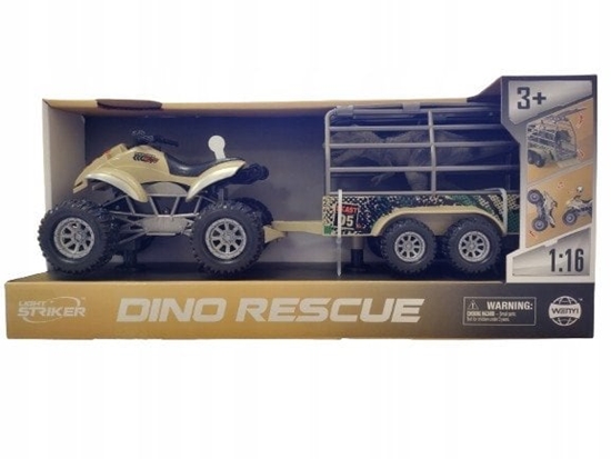 Изображение Quad + przyczepa 1:16 wiato dwik