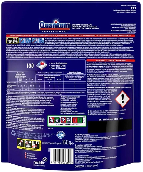 Picture of Finish Quantum PROFESSIONAL  Kapsuki do zmywarek - 100 szt.