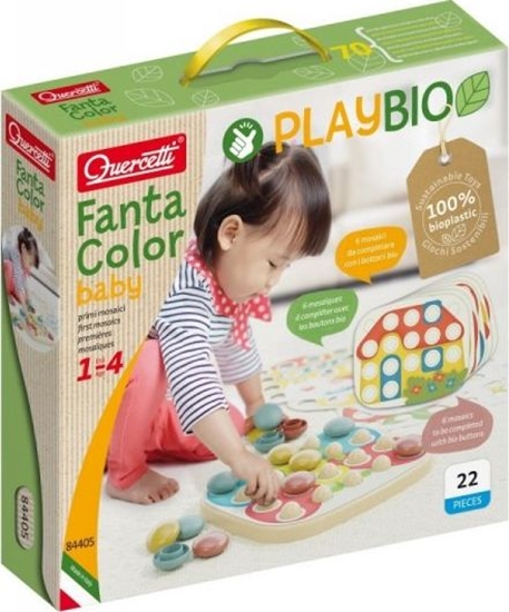 Изображение Quercetti Ukadanka Playbio Fantacolor baby