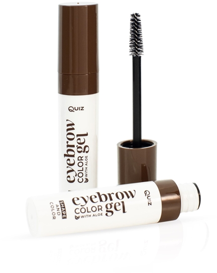 Picture of QUIZ COSMETICS_Eyebrow Gel Shape & Color el koloryzujcy do brwi z Aloesem Dark 5ml