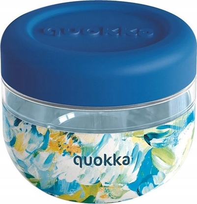 Picture of Quokka Quokka Bubble Food Jar - Pojemnik na ywno / lunchbox 500 ml (Blue Peonies)