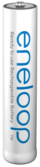 Изображение R03/AAA akumulatori 1.2V Eneloop Ni-MH BK-4MCCE/8BE bez iepakojuma 1gb.