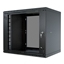 Attēls no Rack Cabinet 19" 9U 600mm Glass Door Black