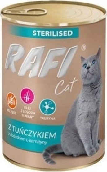 Изображение Rafi Rafi Kot Sterilised pasztet z tuczykiem 400g