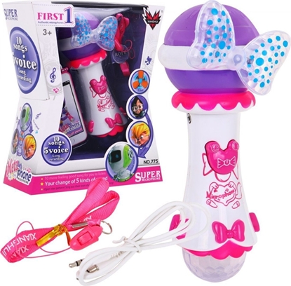 Изображение Ramiz Mikrofon Karaoke Melodyjki Róowy