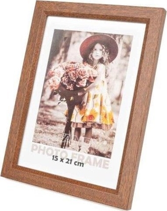 Attēls no Ramka Bevel 15x21 3 ciemnobrzowy