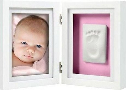 Attēls no Ramka Pearhead PEARHEAD ramka skadana + odcisk rczki/stópki 2 w 1 biaa P63004 uniwersalny