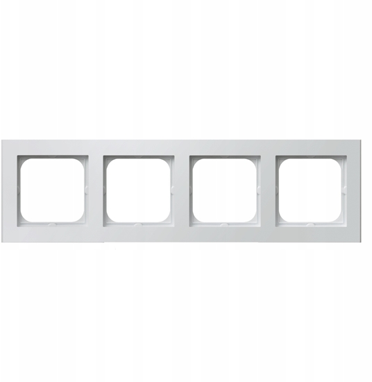Picture of Ramka poczwórna Ospel Sonata R-4R/75 biay mat
