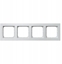 Picture of Ramka poczwórna Ospel Sonata R-4R/75 biay mat