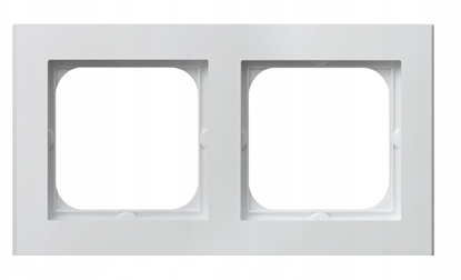 Picture of Ramka podwójna Ospel Sonata R-2R/75 biay mat