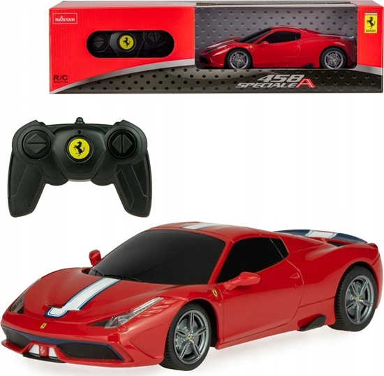 Picture of Rastar Rastar, Ferrari 458, Speciale A, RC Car, Red, 1:24, 6+ years For Boys