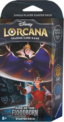Picture of Ravensburger Disney Lorcana Rise of the Floodborn: Amber & Sapphire Starter Deck