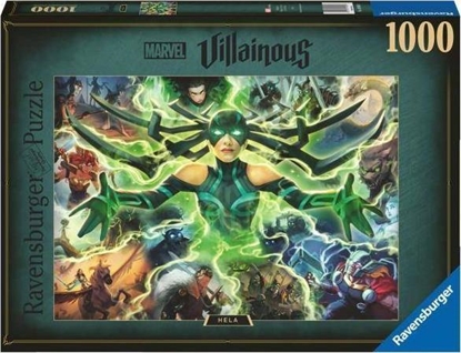 Изображение Ravensburger Puzzle 1000el Disney Villainous Zoczycy: Hela 169030 RAVENSBURGER