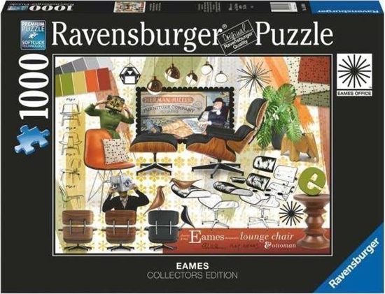 Изображение Ravensburger Puzzle 1000el Eames design 168996 RAVENSBURGER