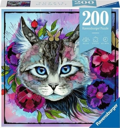 Attēls no Ravensburger Puzzle 200 elementów Kot