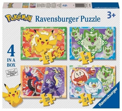 Attēls no Ravensburger Puzzle 4w1 Pokemon