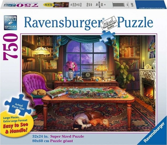 Picture of Ravensburger Puzzle 750el 164448 Pokój fana puzzli RAVENSBURGER