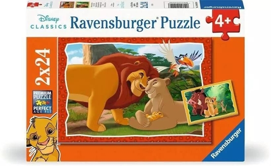 Picture of Ravensburger Puzzle Król lew 2x24 elementy