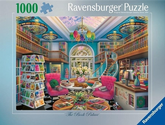 Picture of Ravensburger Puzzle Paac Ksiek 1000 elementów