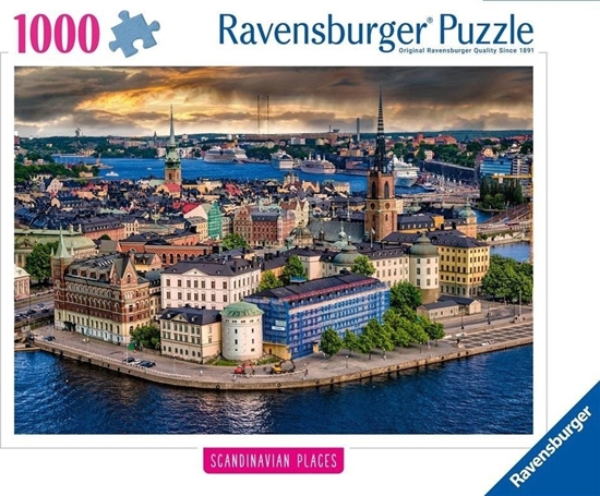 Picture of Ravensburger Puzzle Skandynawskie miasto widok 1000 elementów