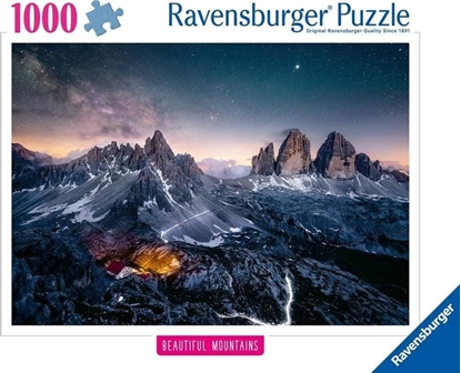 Attēls no Ravensburger Puzzle Tre Cime, Dolomity 1000 elementów