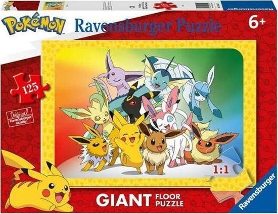 Picture of Ravensburger Ravensburger Polska Puzzle 125 elementów Gigant Pokemon